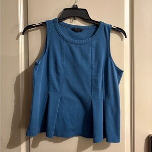 Sleeveless Blue Women's Top